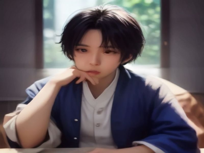 蓝莓视频 App 在手机和平板上展示主界面，背景是森林绿与米色相间的客厅环境，画面明亮温暖